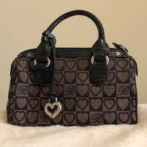 Brighton Brown Small Canvas Tote